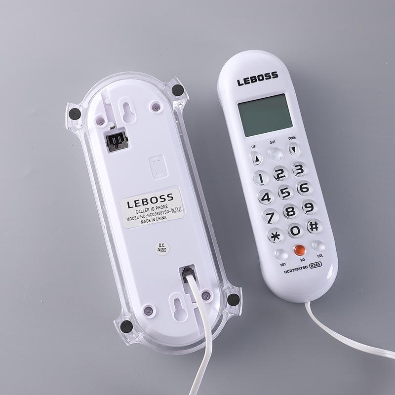 LEBOSS B365 Wall-Mounted Caller ID Phone for Office & Hotel