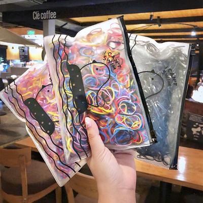 1000 stk Mini hårbånd Candy Color Barn Gummibånd Jenter Scrunchie Elastiske hårbånd For Barn Hårtilbehør