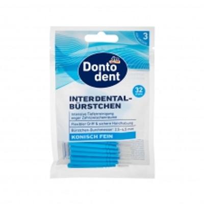 Blue Interdental Brush 0.6mm 32-pack