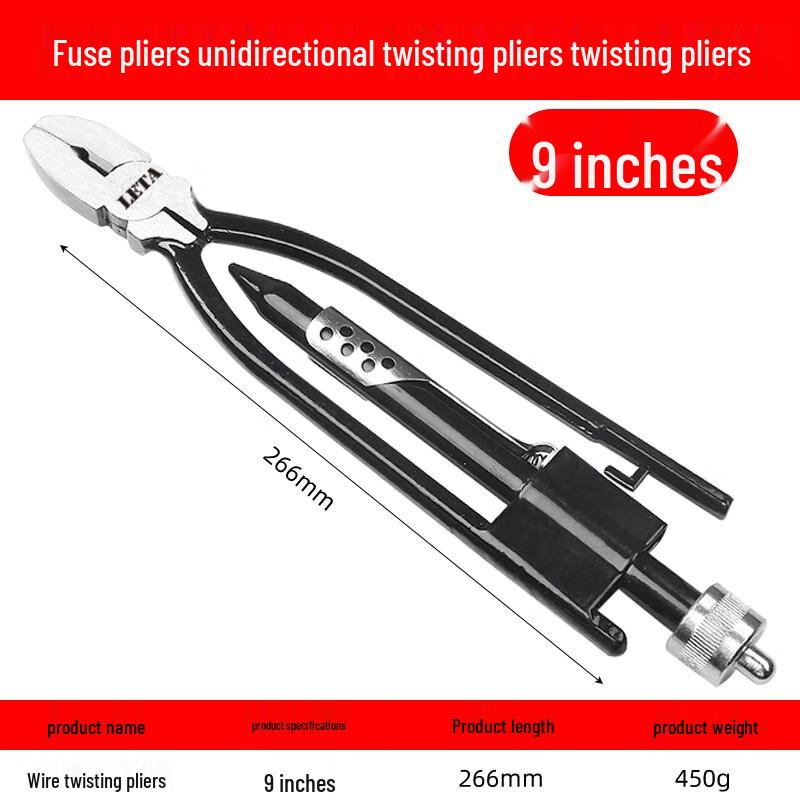 LETA Aviation Fuse Twisting Pliers 9 inch