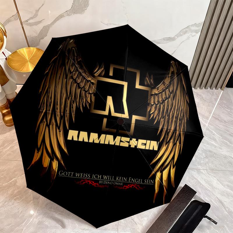 Famous German rock heavy metal band Rammstein Till Lindemann Umbrella, a portable iron travel and camping essential umbrella H4
