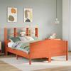 VidaXL Bunk Bed Without Mattress Wax Brown 120x200 Cm Solid Pine 3323109