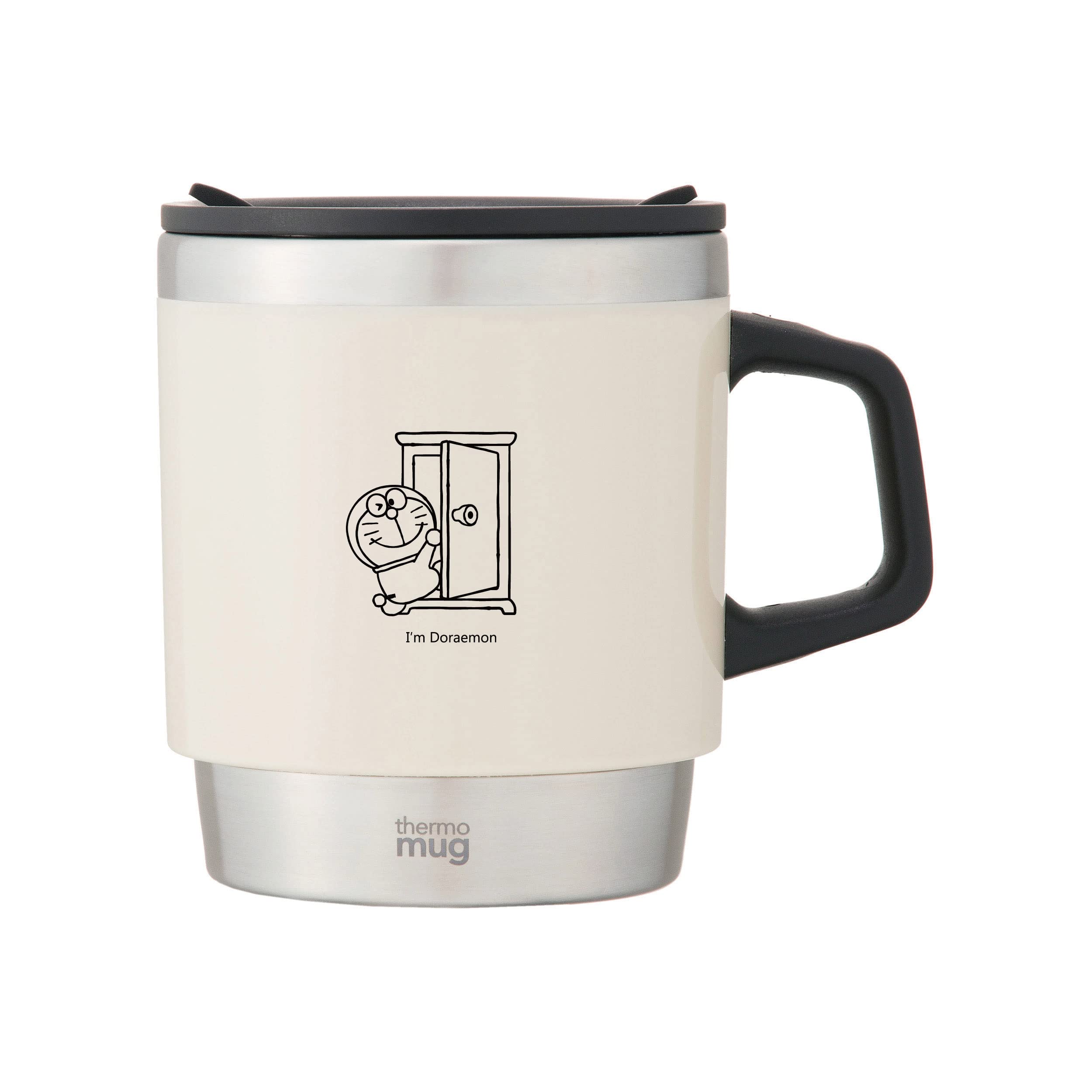

Thermo Mug Stackable Anywhere IDST17IV I M DORAEMON Mug, 300ml, Ivory, Door, слоновая кость
