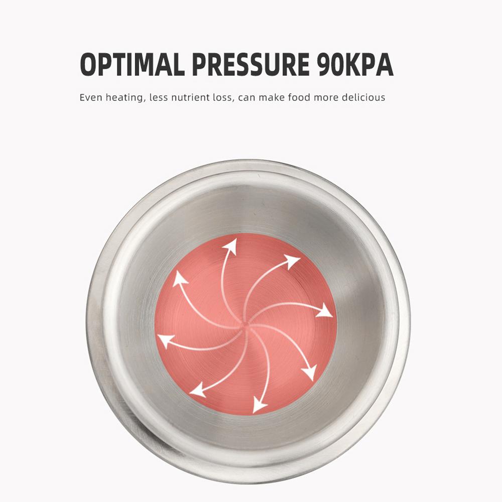 Venkovní přenosný tlakový hrnec 1,2 l Samořídící tlakový hrnec pro kempingové vozidlo Kuchyňské nádobí