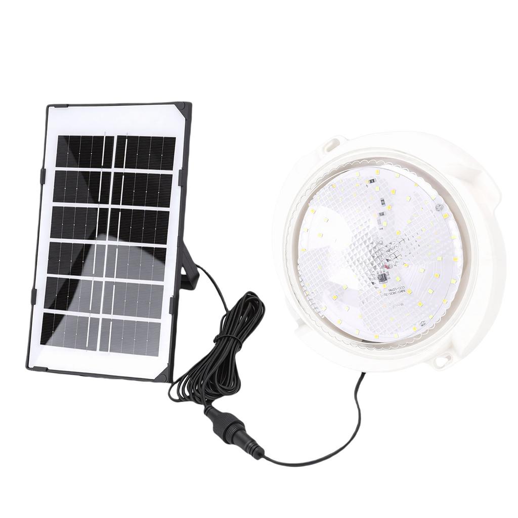 Solar Ceiling Light IP67 Water Proof High Brightness Remote Control 3 Colors LED Solar Shed Light for Indoor Outdoor