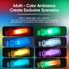 1x Car USB LED Rainbow Color 5V Retro LED Bulbs RGB Night Light Yellow Candle style Camping Incandescent Decorative LED Lighting
