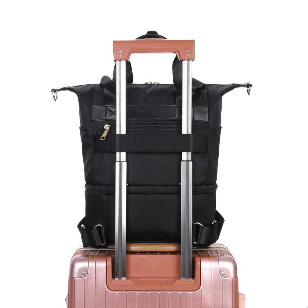 Multifunctional Double Shoulder Mother and Baby Bag Thermal Insulation Portable Tote Backpack Large Capacity