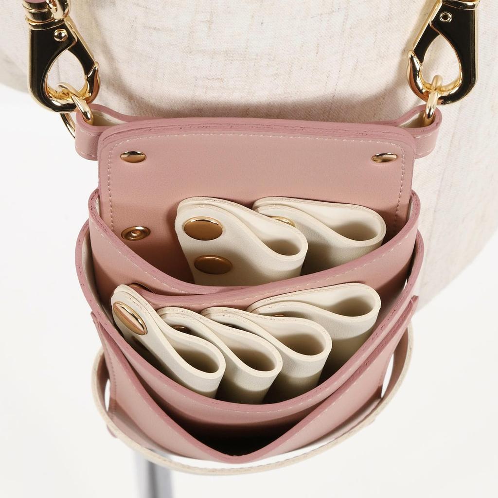 A Japanese Manufacturer Specializing In Scissor Sienna Pink X Holds Ideal for and Barbers DEEDS, Cases, No. 361, Ivory, 4-6 Scissors, Hairdressers,