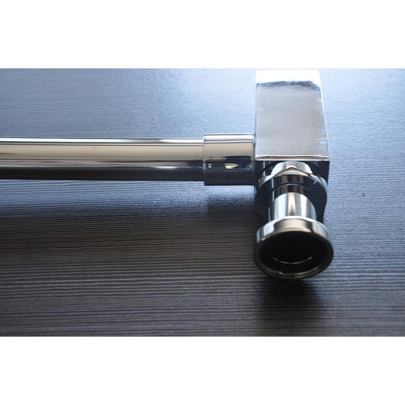 Custom Modern Brass Basin Square Siphon Drain Bottle Trap