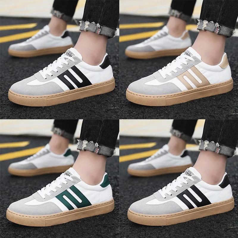 Fashion Mens Shoes Flats Sneakers Lace Up Slip On Zapatos Fashion Round Toe Rubber Sole Shoes 44 45 46 47 48 Large Sizes Summer Autumn