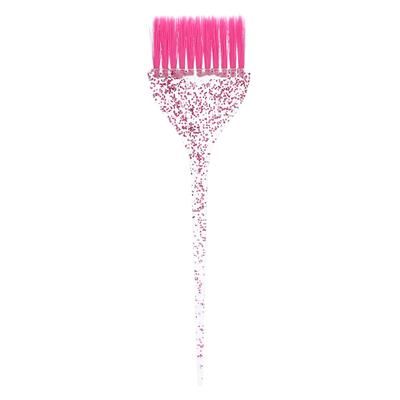 Pensulă pentru Vopsit Păr cu Mâner cu Sclipici, Pensulă Exquisită pentru Vopsit Părul, Accesoriu pentru Frizerie, Roz