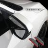 2 Car Side Rear View Mirror Rain Eyebrow Visor Bling Rhinestones Look Sun Shade Snow Guard Weather Shield Cover Auto Accessories