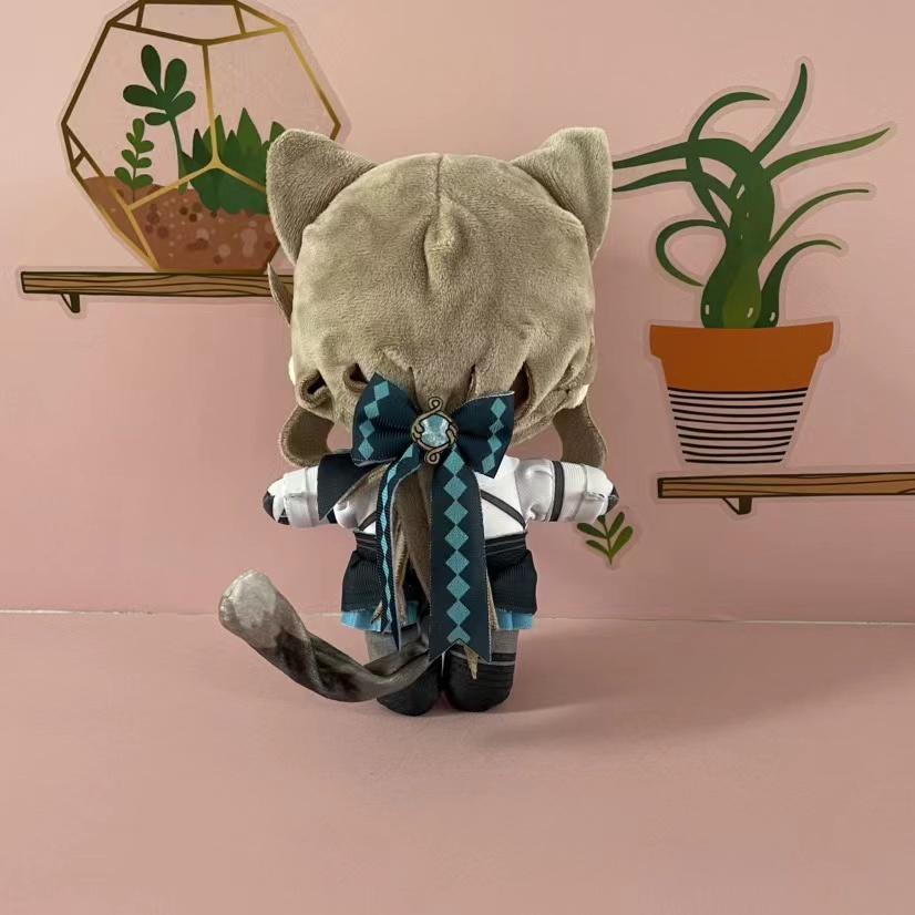 Genshin Impact Lynette Cosplay Plush Doll Toy 20cm Anime Character Cute Soft Stuffed Pillow Christmas Halloween Gift