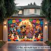 2D Flat Banner for the Mexican Day of the Dead Party - - - Vibrant Day of the Dead Decorations Including Skulls