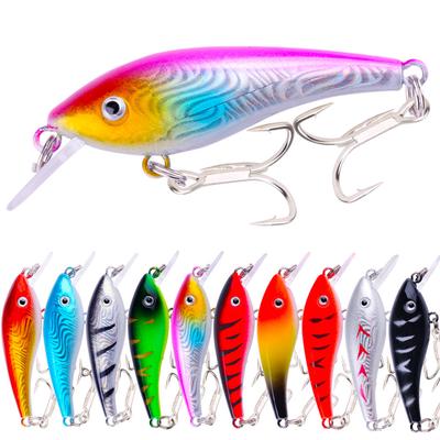 Yüz Balık Balıkçılık Yemi 6.2cm 4.5g Yapay Sert Crank Yem su üstü Wobbler Japonya Mini Balıkçılık Crankbait Yemi