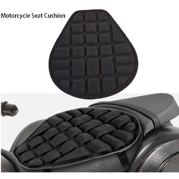 1Pcs Motorcycle Seat Cushion Comfort Pillow Pad Cover Pressure Relief Breathable