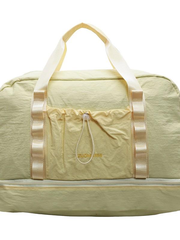 Women's Large Capacity Multifunctional Travel and Fitness Bag - Trendy, Dry/Wet Separation, Perfect for Yoga and Short Trips