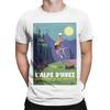 Alpe Cycling Poster Graphic 100 Cotton Tshirt Cycling Poster Tops Tees For Unisex