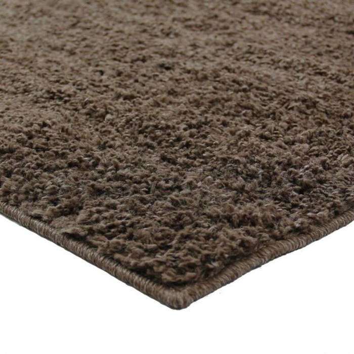 Tapis toucher laineux extra-doux taupe 120x170