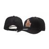 Unisex Bestickte Baseballkappe Baumwolle Leinen Verstellbar Outdoor Sonnenschutzhut