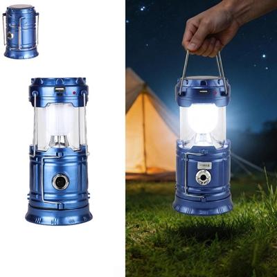 Solar Camping Lantern Lightweight Waterproof Bright Outdoor LED Light Ultra USB Rechargeable Hiking Tent Hanging