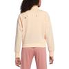 Nike Logo Printed Zip-Up Stand Collar Jacket Women Jackets Beige 932056-838