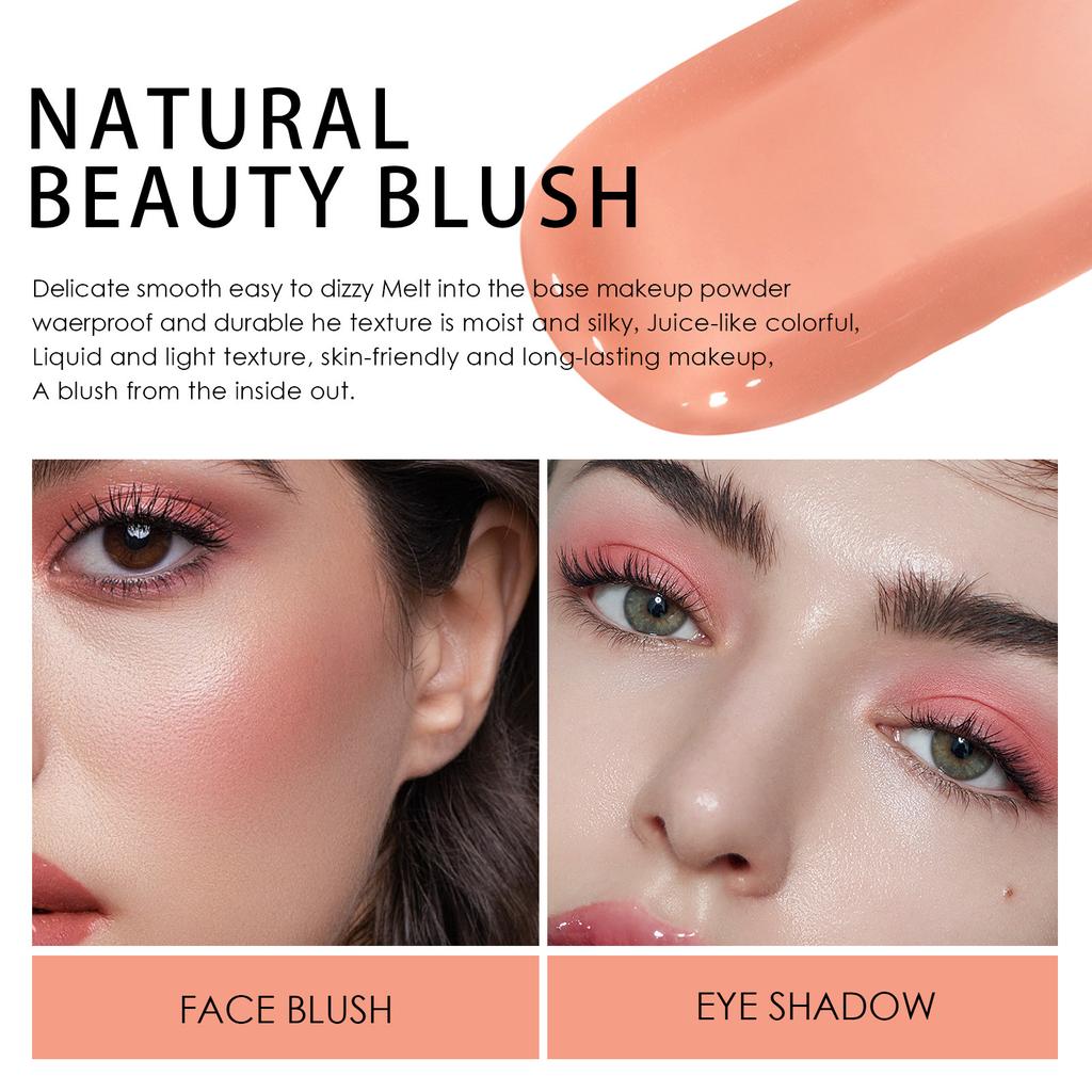 Рідкі рум'янаНатуральні плями Рум'янаПерсиковий Рожевий Макіяж нюдКолорна підтяжкаВибрані гарячі кольори