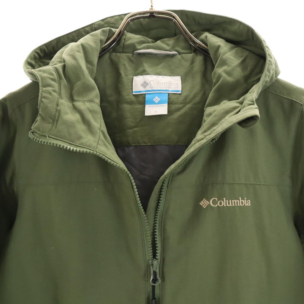 Columbia Batting Jacket M Khaki Outdoors Women Used