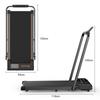 Formill FT51 2-in-1 Folding Treadmill, 10km/h, 120kg Capacity, LED Display, Remote Control, Compact Home Fitness