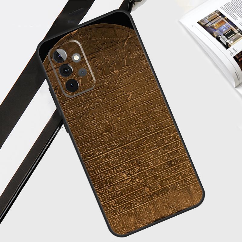 Egypt Cuneiform Akkadian Pharaoh Case For Samsung Galaxy A56 A36 A26 A16 A06 A54 A34 A14 A12 A22 A32 A52 A13 A53 A15 A35 A55