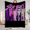 K Pop Demon Hunters Huntrix Saja Boys Blanket Super Warm Comfortable Throw Blanket  For Girls Boys Living Room Flannel Bedspread