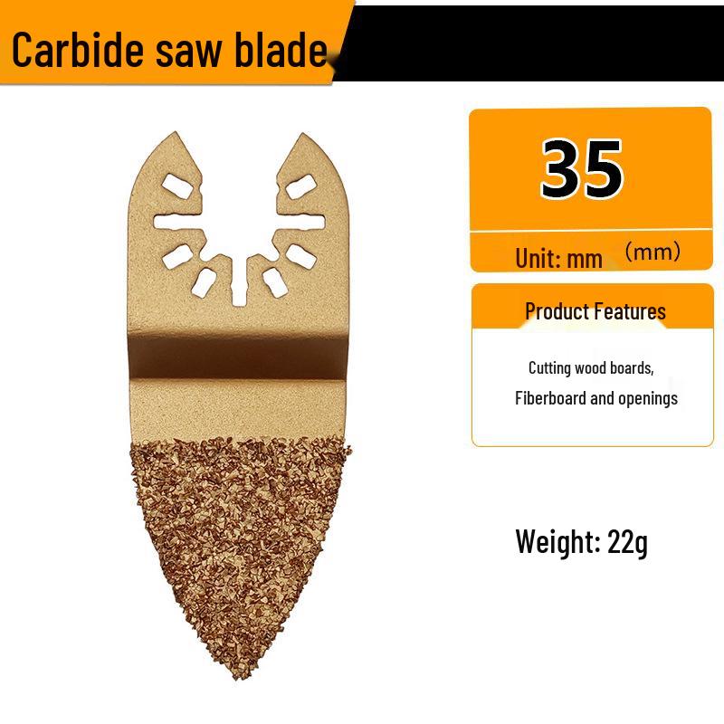 Universal Multifunctional Oscillating Saw Blade for Woodworking and Grinding