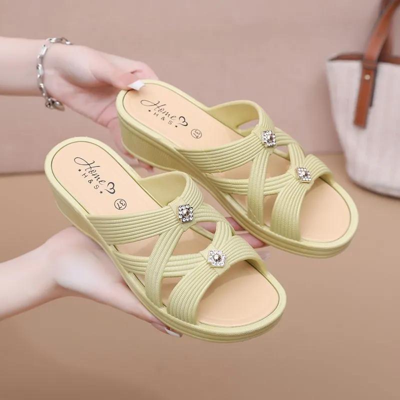 Sandalias Women Classic Peep Toe High Quality Spring & Summer Wedge Heel Sandals Lady Classic Comfort Spring Summer Shoes Ab538