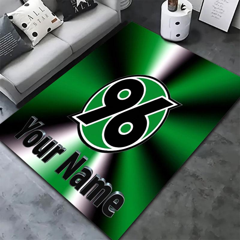 Hannover 96 Custom Name Carpet Rug for Living Room Bedroom Home Sofa Decoration,Kids play Non-slip Floor Mat