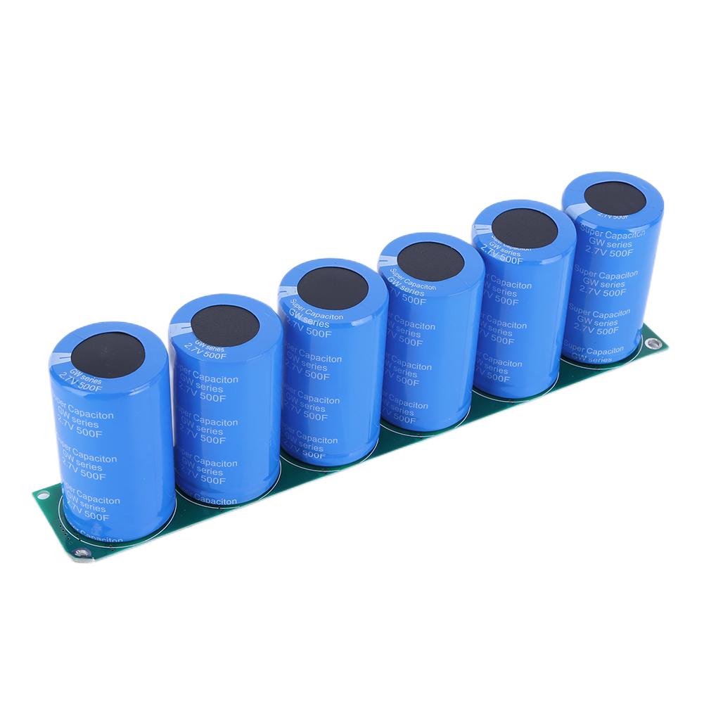 Farad Capacitor 16V 83F Automotive Capacitor with Protection Board Electronic Rectifier Battery Accessories