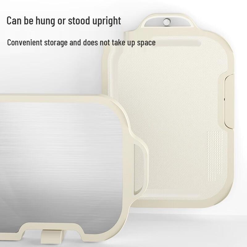 Velosan Antibacterial Double-Sided Stainless Steel Cutting Board