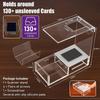 Acrylic Mtg Card Scanner Stand Trading Card Game Scanning Aid Mobile Phone Holder Party Supplies Card Storage Box