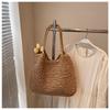 Lazy Wind Large-capacity Straw Bag Women's Spring New Versatile Shoulder Tote Bag Vacation Beach Bag