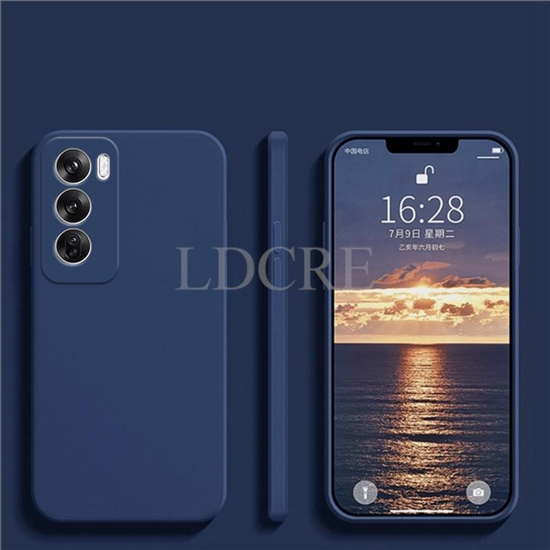Für OPPO Reno 12 Pro Hülle Flüssigsilikonhülle Reno 12 Pro Hülle TPU Weichgummi Schutzhülle Reno 12 Pro Hülle