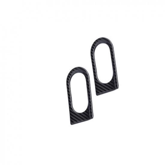 Carbon Fiber Cover Frame Trim Steel Turn Signal For Benz Smart Fortwo 2015-20