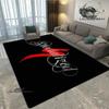3D Bicycle brand logo printed carpet fashion home decoration non-slip carpet photography propsmal area rug birthday gift