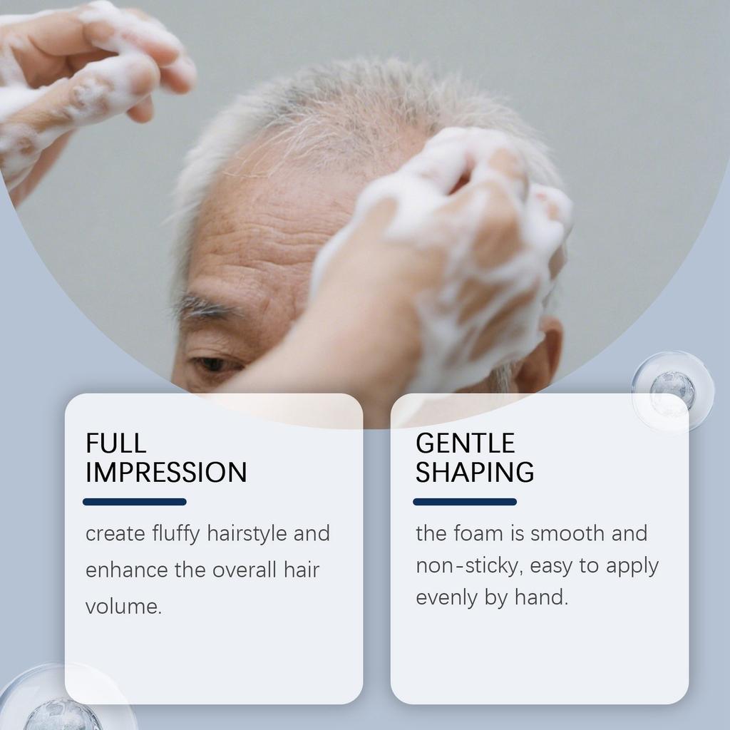 Hair Growth Foam Nourishes Dense Hair Foam Hair Root Care Scalp Care For Hair Growth,60ml