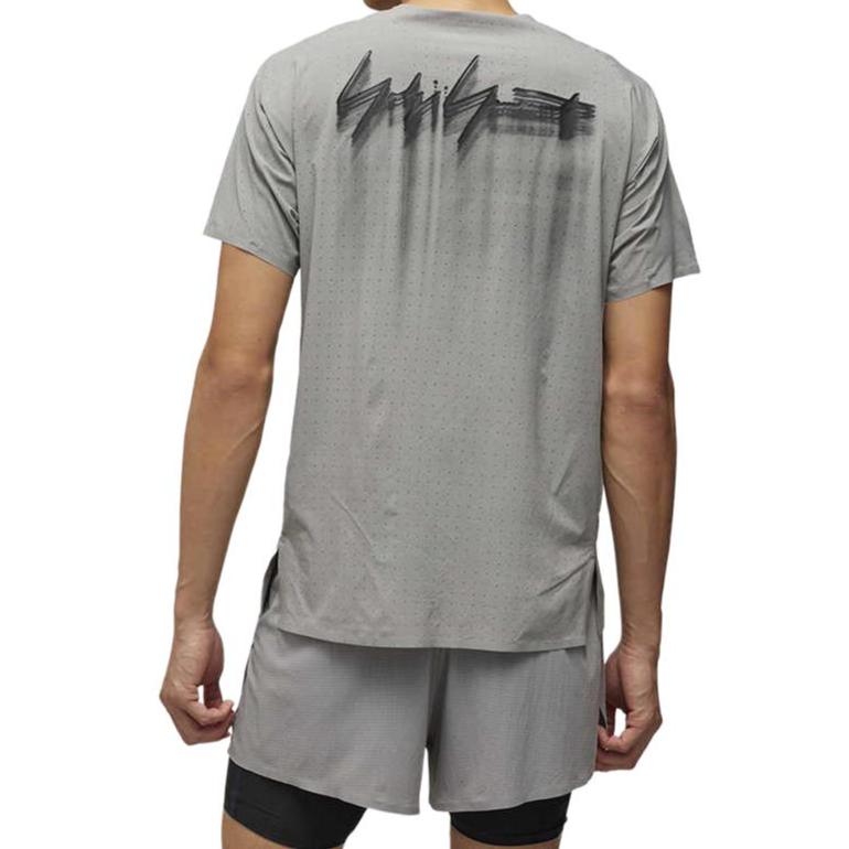 Y-3 Loose Fit Crew Neck Short Sleeve T-Shirt Unisex Tops Gray Y03IV5635XXXXXXX65