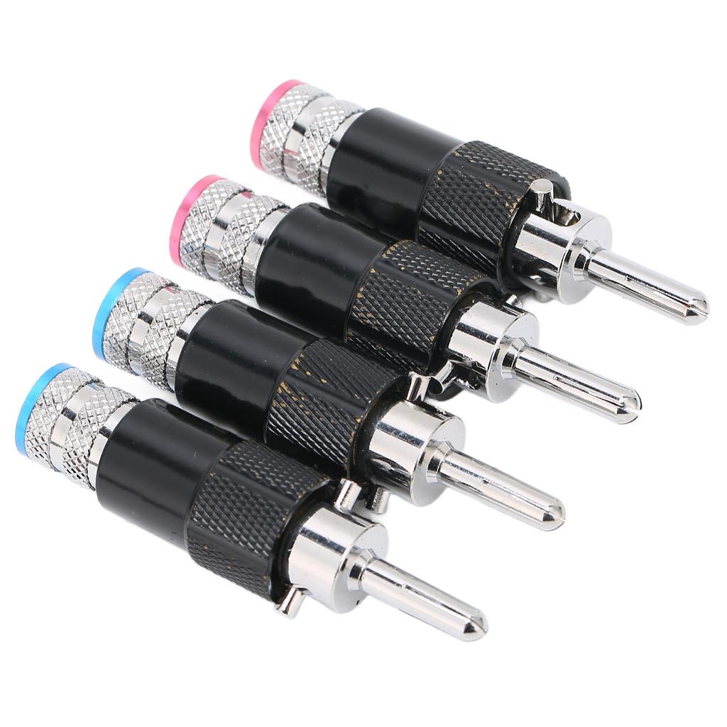 Preffair Banánky HIFI Banánkové konektory pro reproduktorové kabely o průměru 10 mm