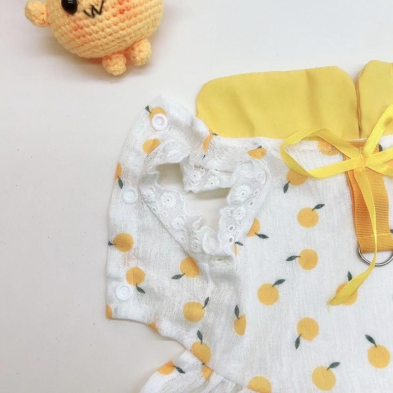 Teddy Dog Princess Summer Dress for Small Pets, Poodle, Bichon, Pomeranian, and Cats