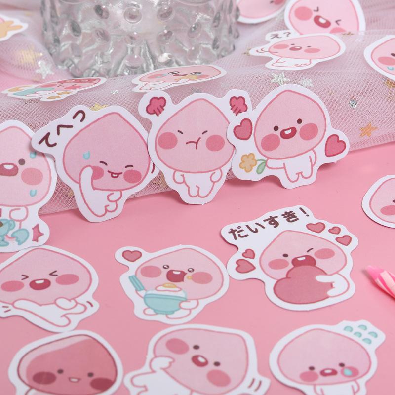 

Наклейка на коробку Sweet Sen «Прощай, персиковый король» самоклеющаяся наклейка для рисования, справочник, дневник, украшение «сделай сам», уплотнительная наклейка, 44 шт.