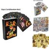 Unique Trading Cards Set With Golden Foil Design For Kids Birthday Gifts
