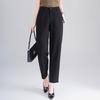 Fanzhen Women's High-Waist Straight-Leg Cropped Casual Suit Pants