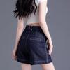 Korean Style Classic Denim Shorts Women Summer High Waisted Shorts Wide Leg Pants Streetwear Stright Jeans Womens Shorts