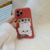 Rabbit Red 2023 New Happy Year Capa For Iphone 13 12 14 Pro Max 11 Xsmax Xr X Silicone Soft Cute Cartoon Shockproof Phone Case